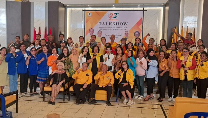 HUT Ke-23 KPPG, Perempuan DPD I Golkar NTT Gelar Talkshow Terlindungi Dari Ancaman Negatif Media Digital