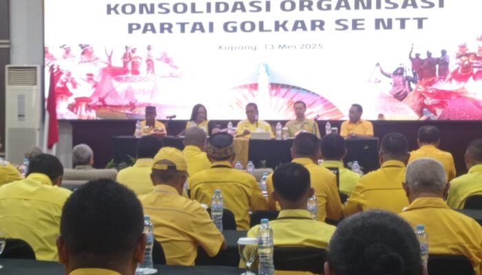 Rapat Konsolidasi Partai Golkar Se-NTT, Melki Laka Lena Siap Kembali Pimpin Golkar NTT