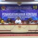 Gubernur NTT Melki Buka Penandatanganan Kontrak Pekerjaan Konsultan dan Konstruksi Tahun Anggaran 2025