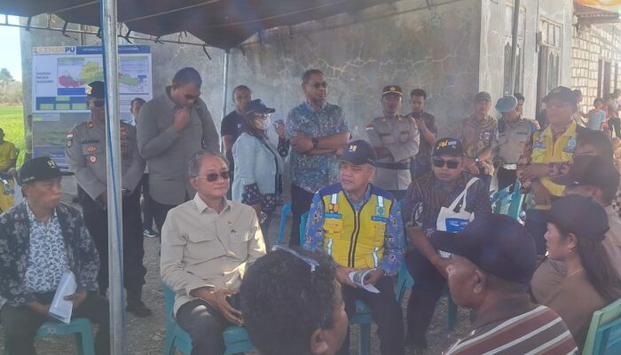 Menteri PU Kunjungi Bendungan Raknamo & Berdialog Bersama Warga