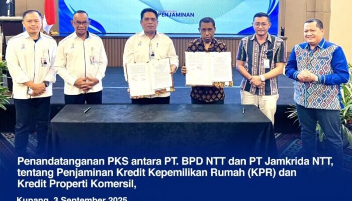 Bank NTT dan Jamkrida Resmi Kerjasama KPR dan Kredit Properti Komersial Lainnya