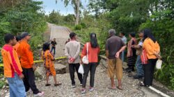 Dibawah Komando drg. Ansilla Muti BPBD Belu Tinjau Lokasi Deker Putus Bauatok- Fatuba’a, Diperbaiki Permanen