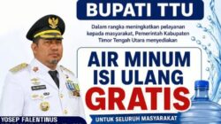 Gratis! Masyarakat TTU Diminta Manfaatkan Depot Air Minum Yang Difasilitasi Falent- Kamilus