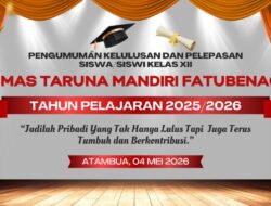 SMAS Taruna Mandiri Fatubenao Lepas 61 Lulusan, Kepsek Stef Mali:Jujur,Disiplin Dan Cerdas Kunci Kesuksesan