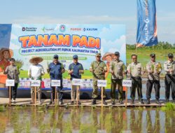 Pupuk Kaltim Gelar Tanam Padi Perdana Program Agrosolution di Kubu Raya, Siap Dongkrak Produktivitas dan Kesejahteraan Petani