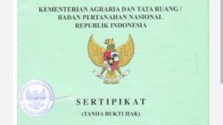 Pemberitahuan Kehilangan Sertifikat Hak Milik
