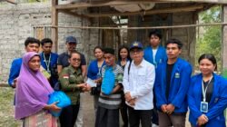 Hari Kedua, Warmadewa bersama Mahasiswa KKN Salurkan Bantuan Korban Gempa NTT di Desa Macang Tanggar